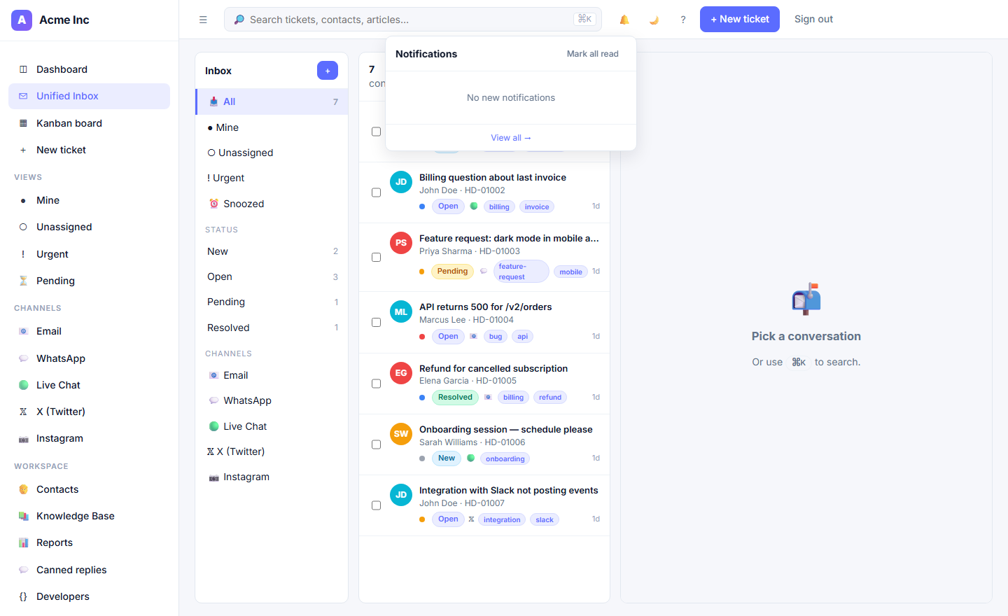 YuGo Helpdesk preview